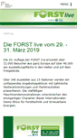 Mobile Screenshot of forst-live.de