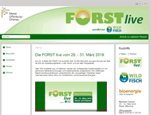 Tablet Screenshot of forst-live.de